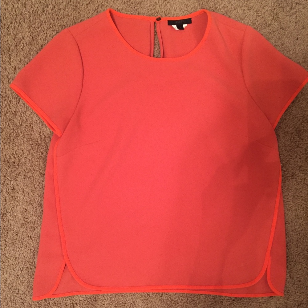 J. Crew Coral Blouse